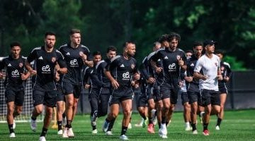 نجوم الأهلي يتوافدون على استاد التتش لإجراء القياسات البدنية