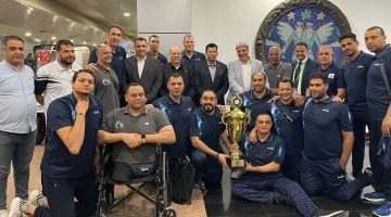 وزير الشباب والرياضة يحتفل بتتويج منتخب الطائرة البارالمبي الإفريقي