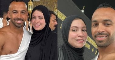 أفشة وزوجته يؤدّيان مناسك العمرة قبل عودة الأهلي – صور حصرية