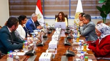 وزيرة التنمية المحلية تتابع إعداد خطة استراتيجية لمواجهة تغير المناخ