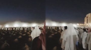 جموع المصلين بالمسجد النبوي تشيع جثمان الشيخ ربيع المدخلي – فيديو