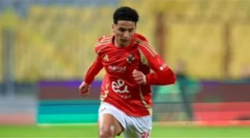 محمد عبد الله يسجل الهدف الرابع للأهلي في شباك الملعب